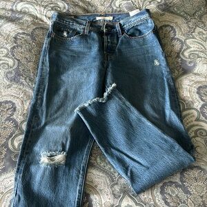 Levi wedgie straight jeans
